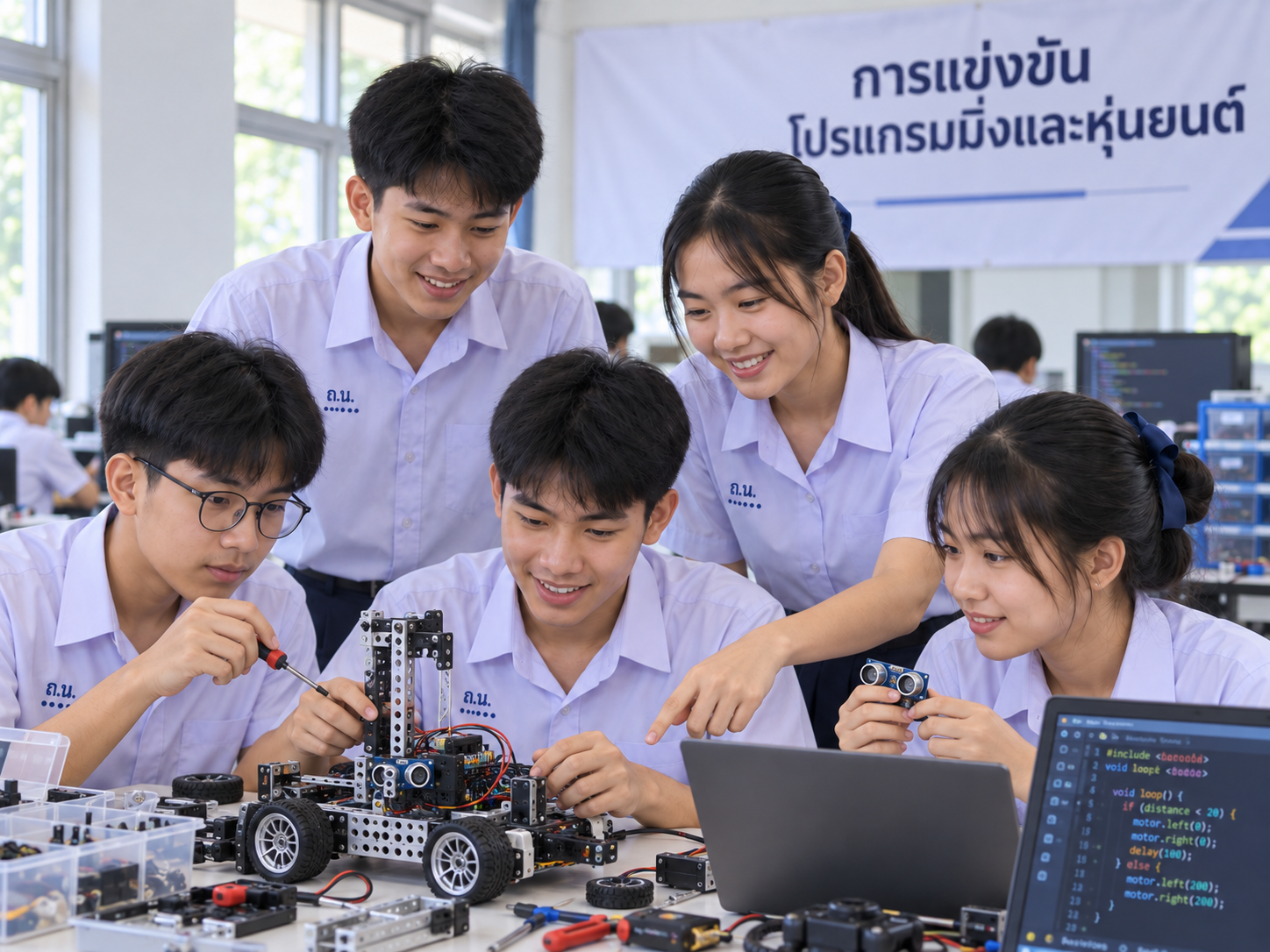 การเรียนรู้หุ่นยนต์และเทคโนโลยี